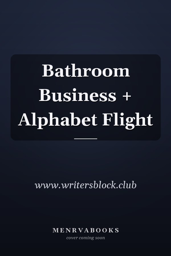 Bathroom Business + Alphabet Flight