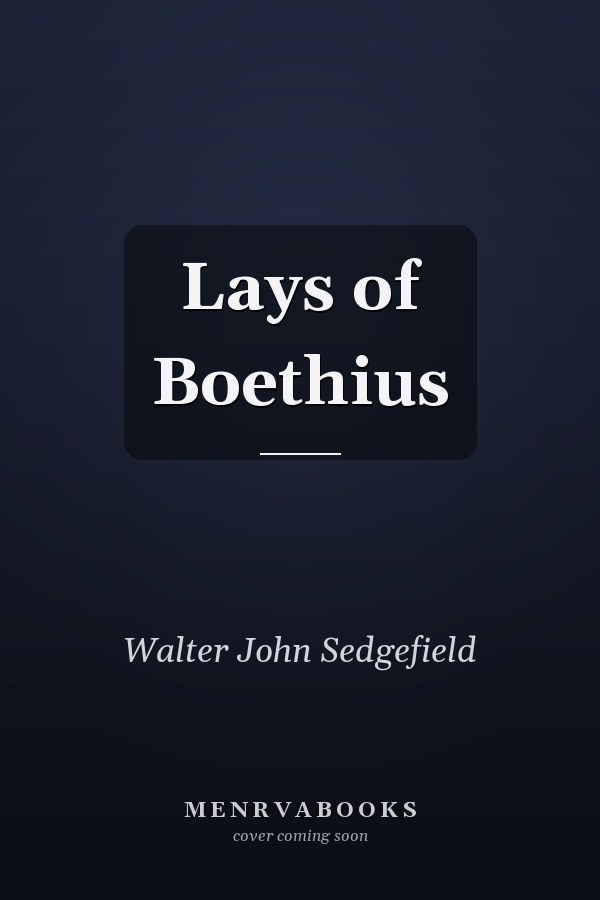 Lays of Boethius