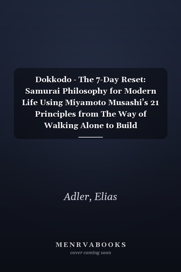 Dokkodo - The 7-Day Reset: Samurai Philosophy for Modern Life Using Miyamoto Musashi’s 21 Principles from The Way of Walking Alone to Build Self-Discipline, Clear Judgment, and Strength Under Pressure