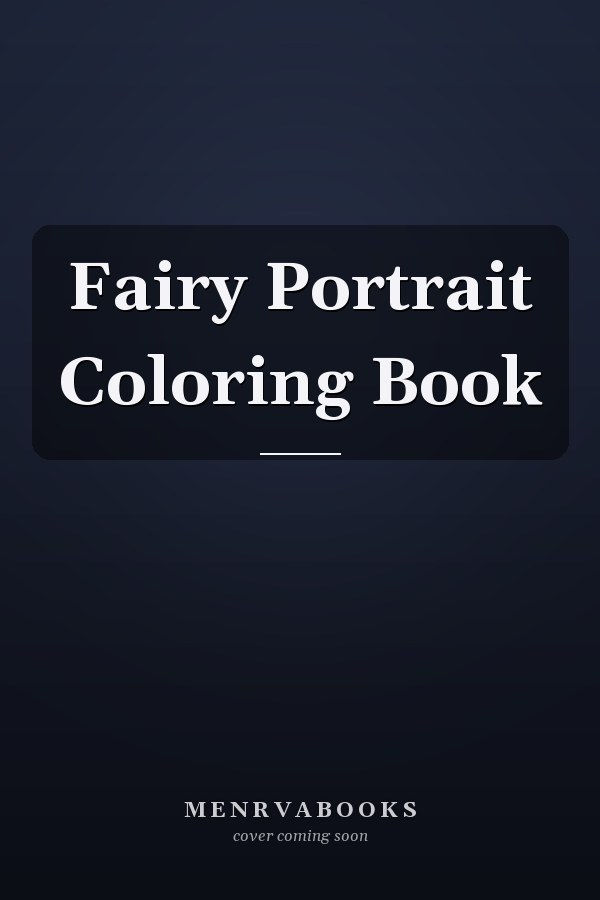 Fairy Portrait Coloring Book