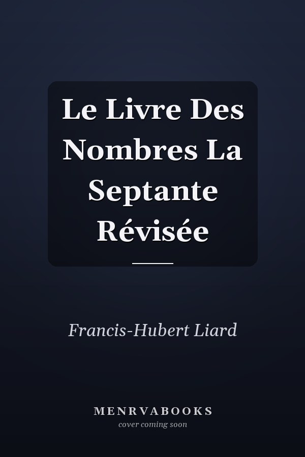 Le Livre Des Nombres La Septante Révisée