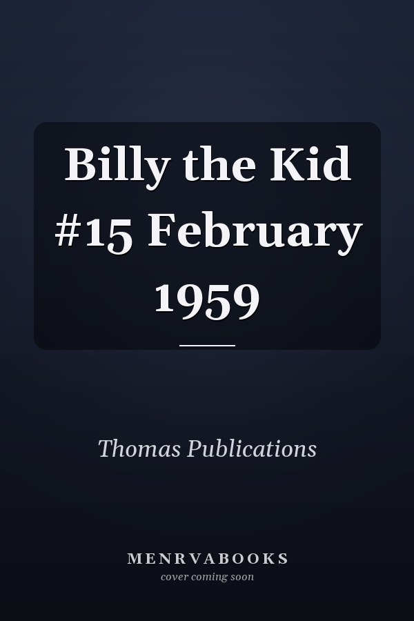 Billy the Kid #15 February 1959