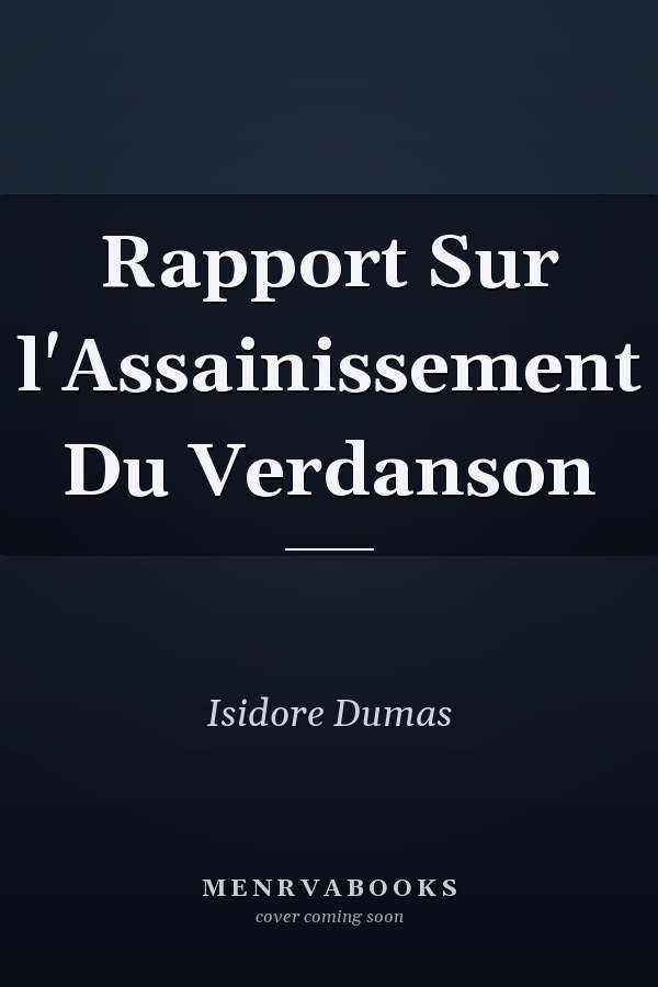 Rapport Sur l'Assainissement Du Verdanson