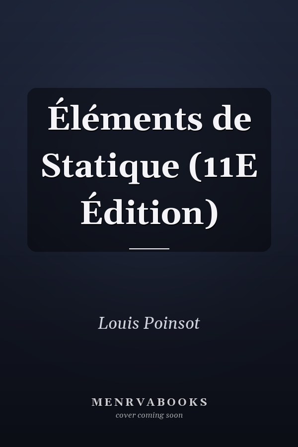 Éléments de Statique (11E Édition)