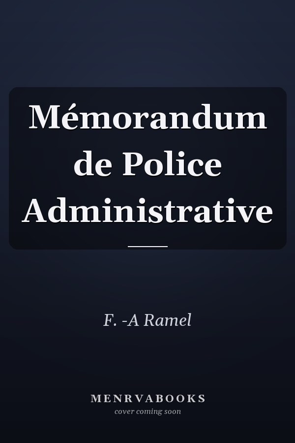 Mémorandum de Police Administrative