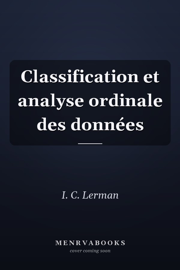 Classification et analyse ordinale des données
