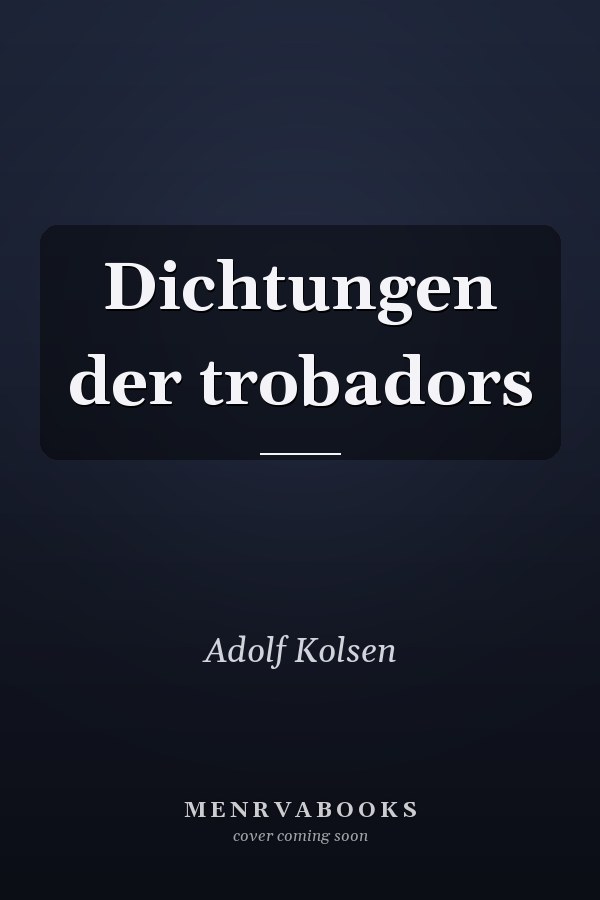 Dichtungen der trobadors