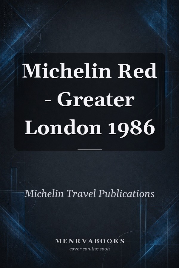 Michelin Red - Greater London 1986