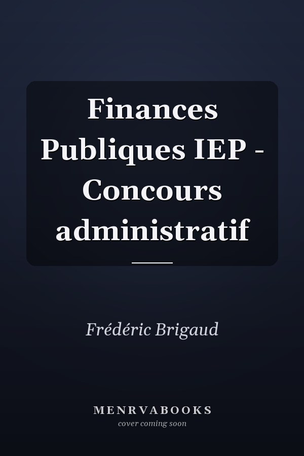 Finances Publiques IEP - Concours administratif