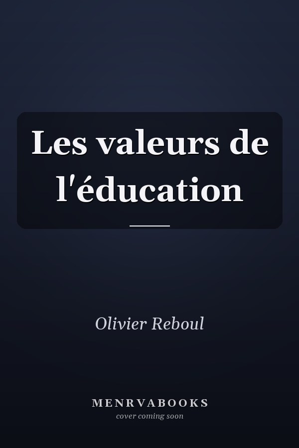 Les valeurs de l'éducation