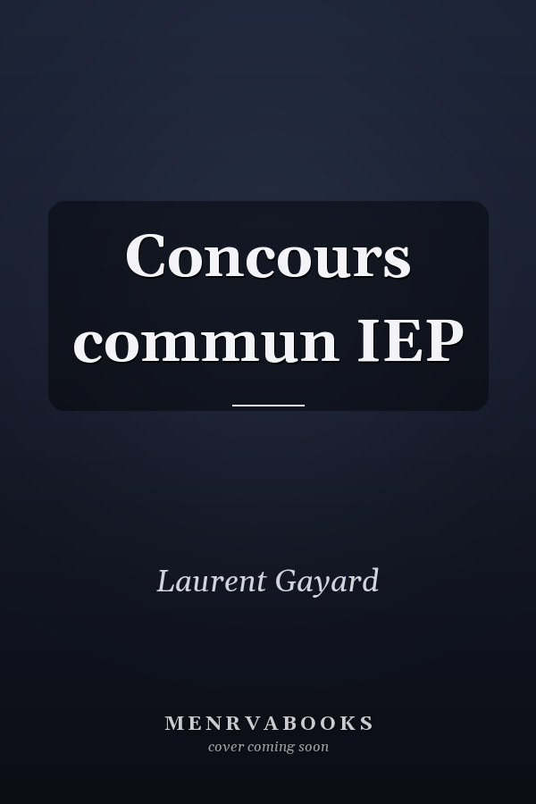 Concours commun IEP