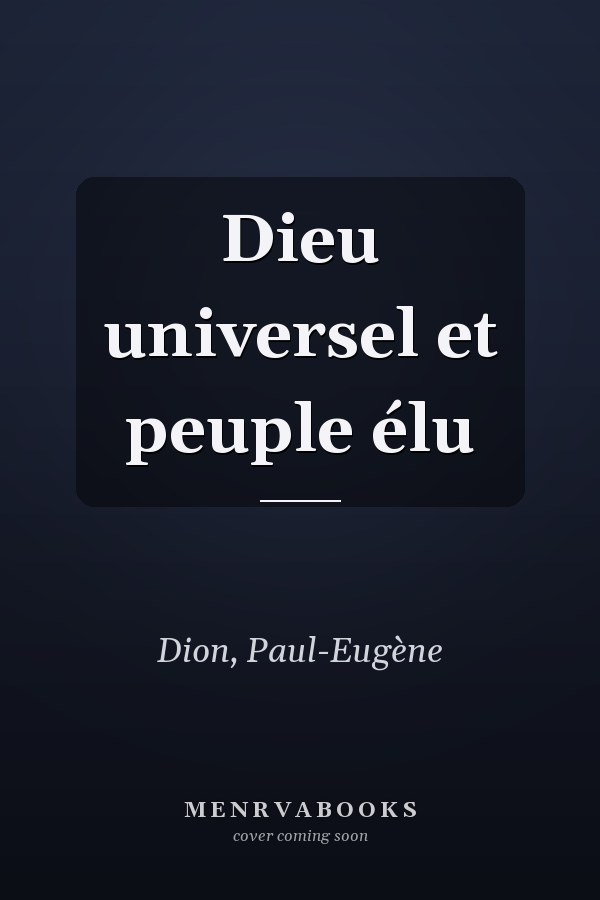 Dieu universel et peuple élu