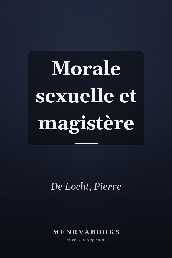 Morale sexuelle et magistère