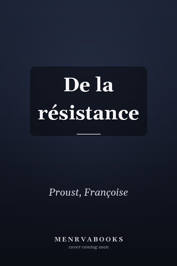 De la résistance