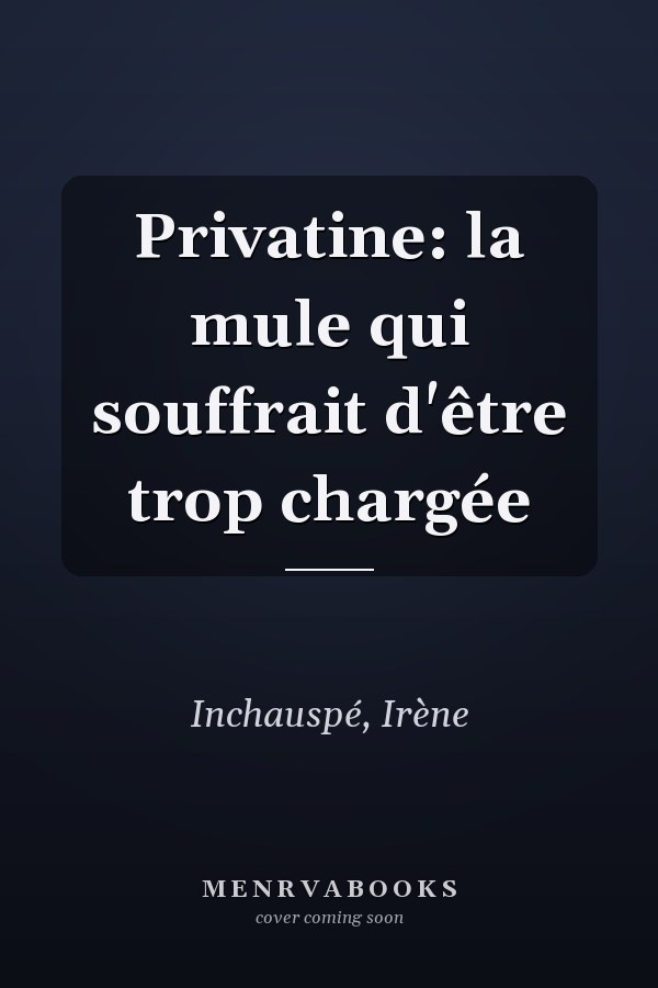 Privatine: la mule qui souffrait d'être trop chargée