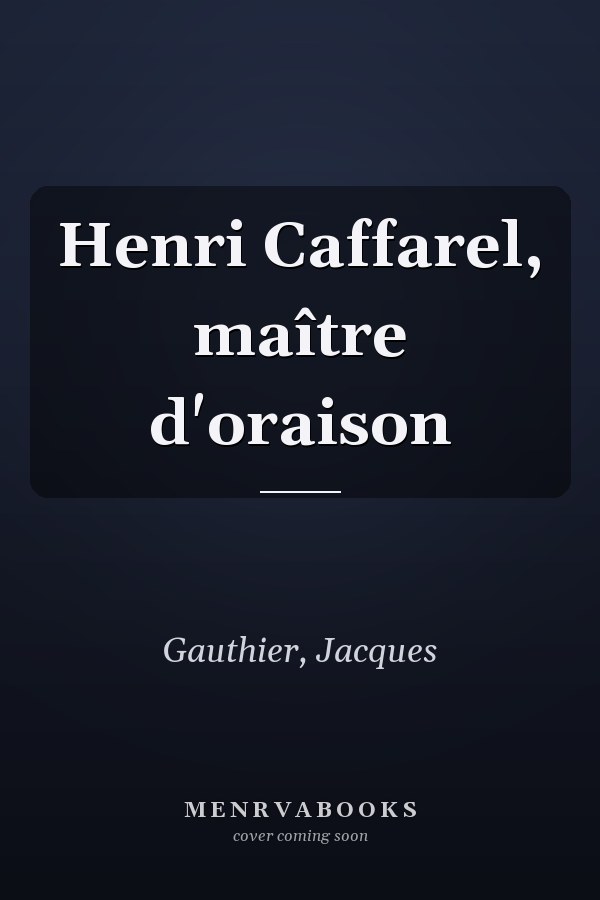 Henri Caffarel, maître d'oraison