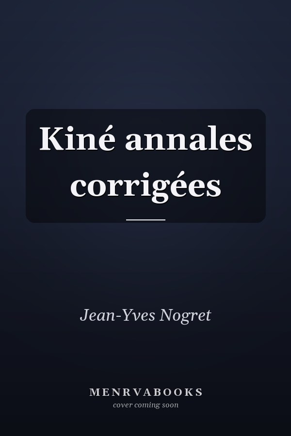 Kiné annales corrigées