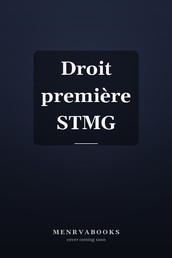 Droit première STMG