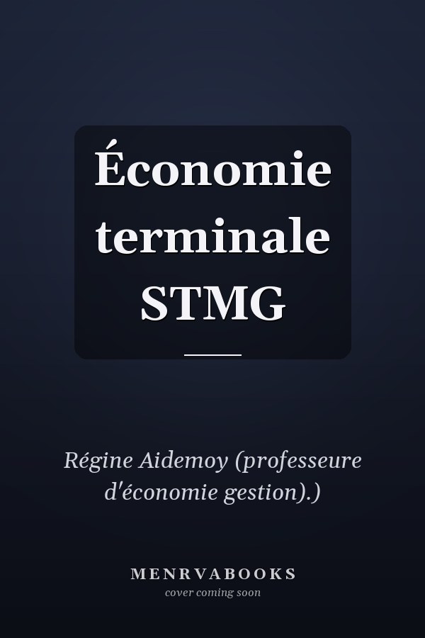 Économie terminale STMG
