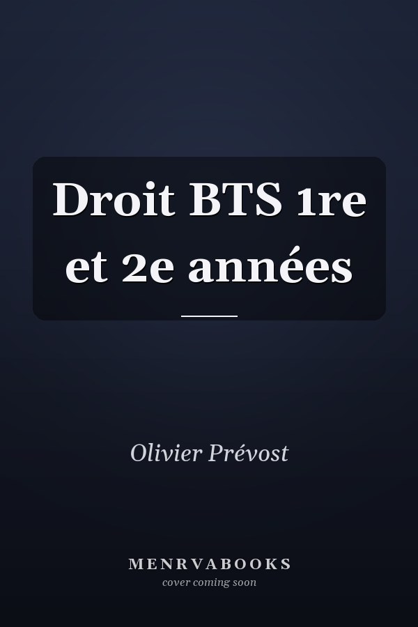 Droit BTS 1re et 2e années