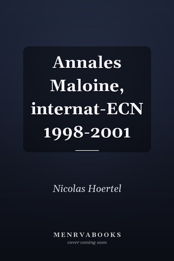 Annales Maloine, internat-ECN 1998-2001