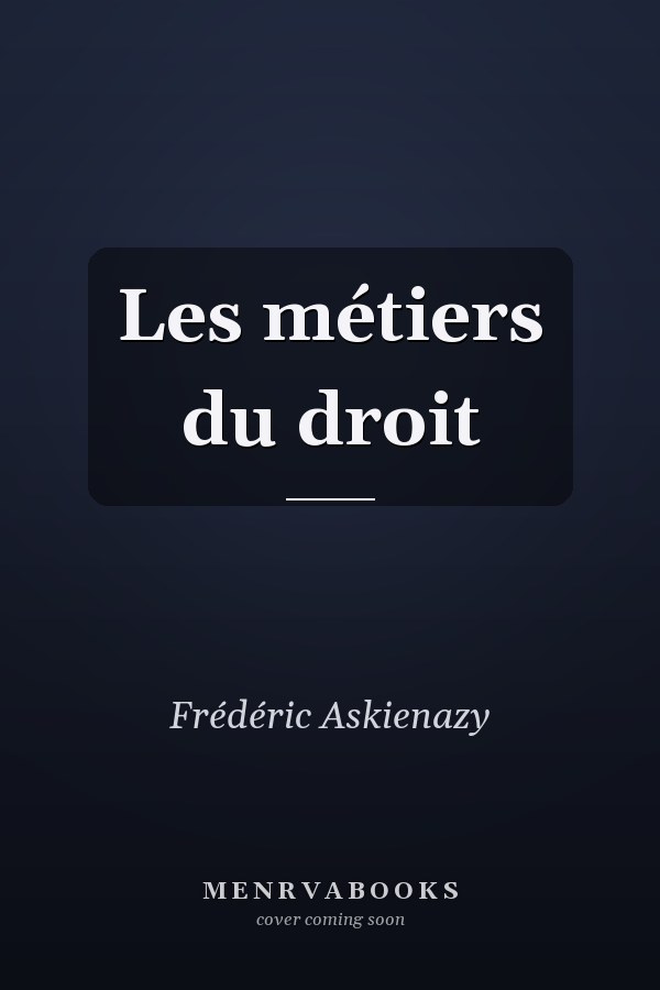 Les métiers du droit