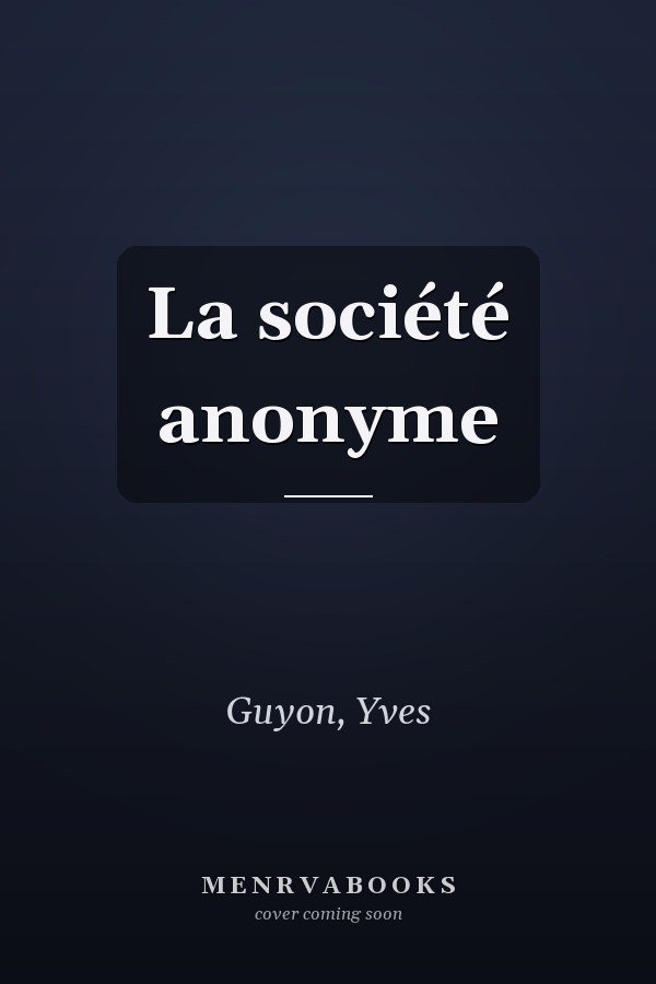 La société anonyme
