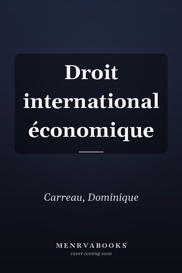 Droit international économique