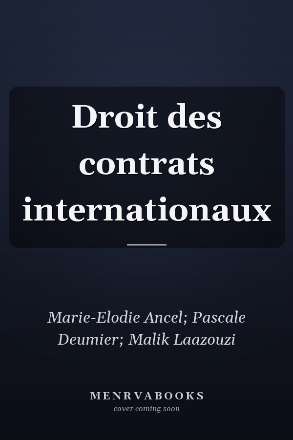 Droit des contrats internationaux