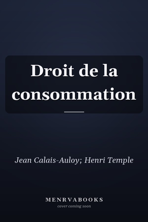 Droit de la consommation
