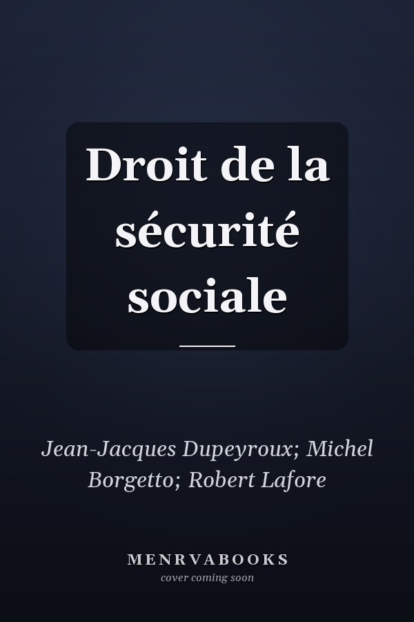 Droit de la sécurité sociale