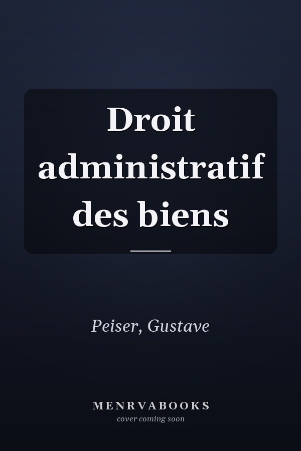 Droit administratif des biens