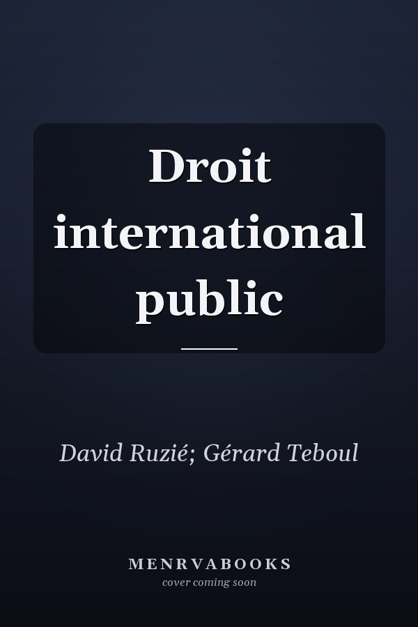Droit international public