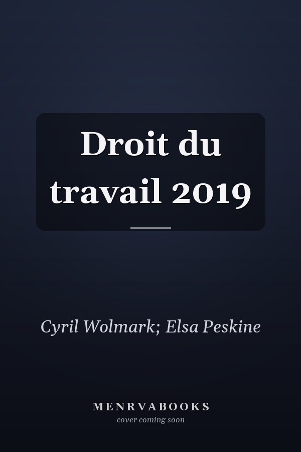 Droit du travail 2019