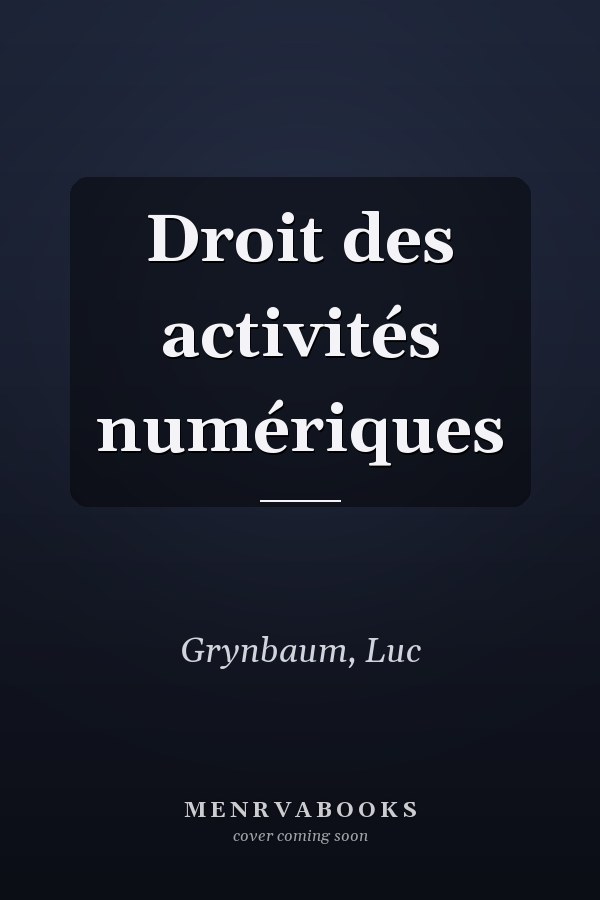 Droit des activités numériques