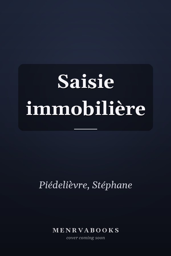 Saisie immobilière