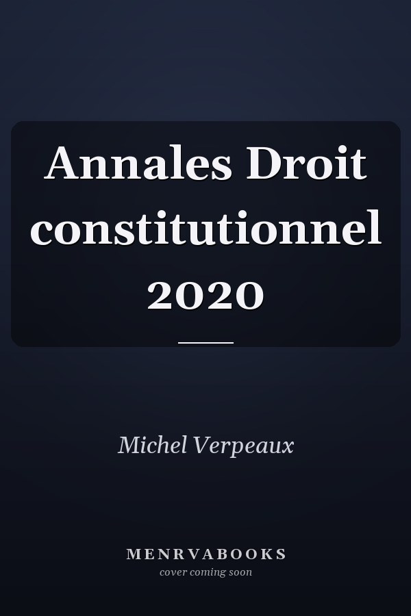 Annales Droit constitutionnel 2020