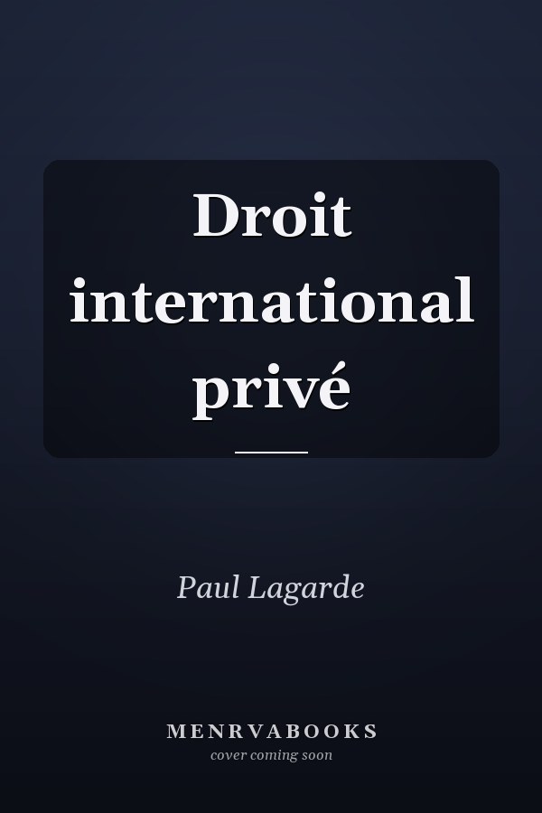 Droit international privé