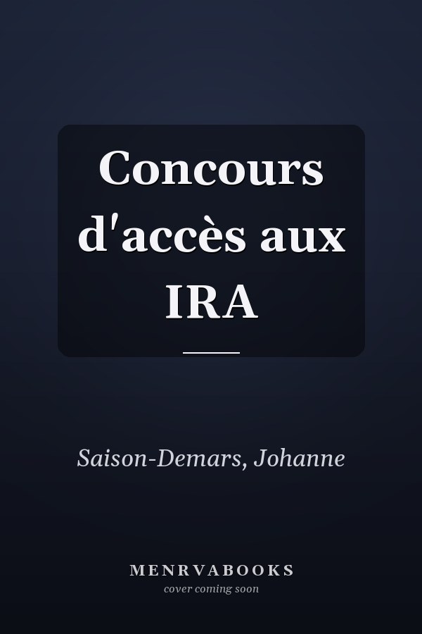 Concours d'accès aux IRA