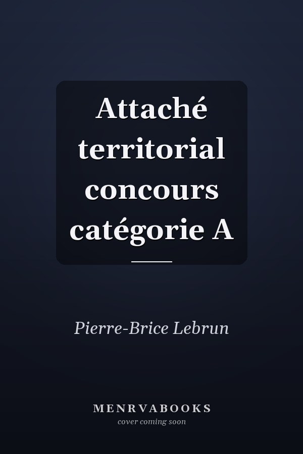 Attaché territorial concours catégorie A