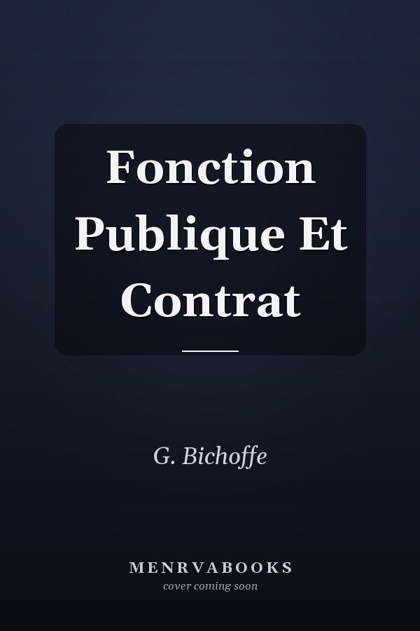 Fonction Publique Et Contrat