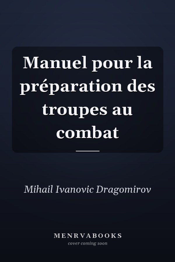 Manuel pour la préparation des troupes au combat