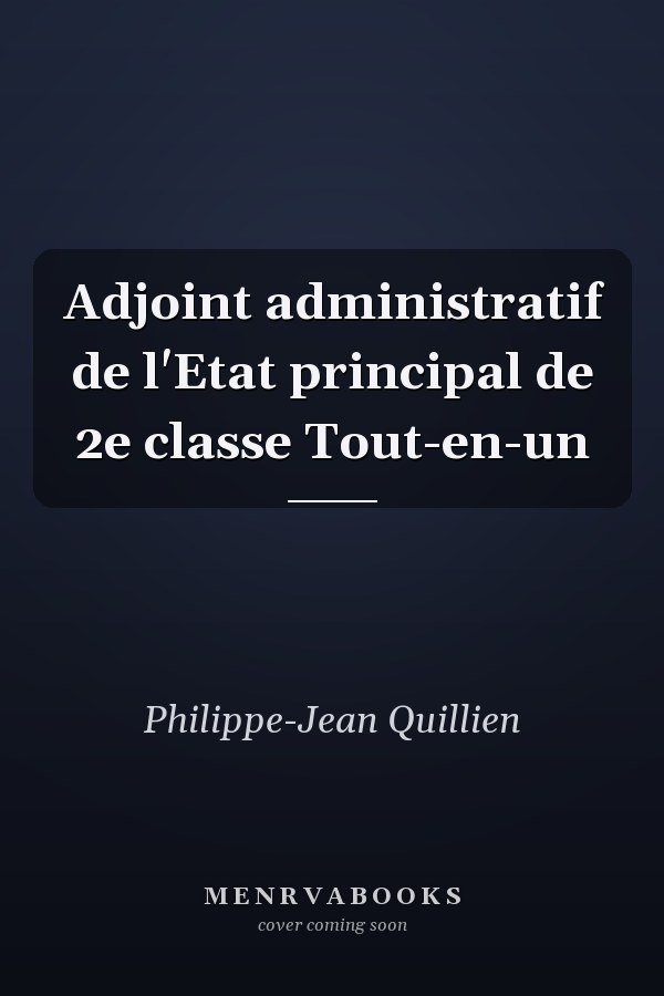 Adjoint administratif de l'Etat principal de 2e classe Tout-en-un