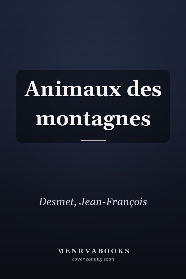 Animaux des montagnes