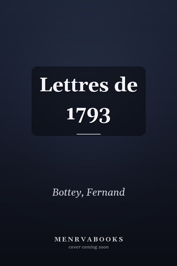 Lettres de 1793