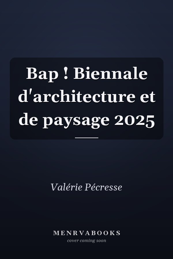 Bap ! Biennale d'architecture et de paysage 2025