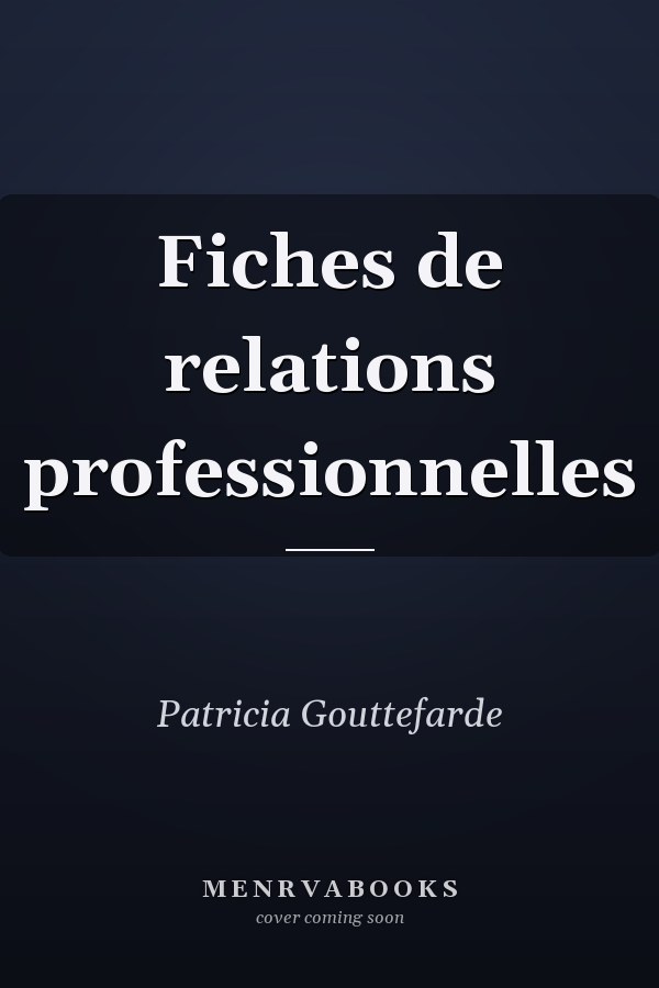 Fiches de relations professionnelles