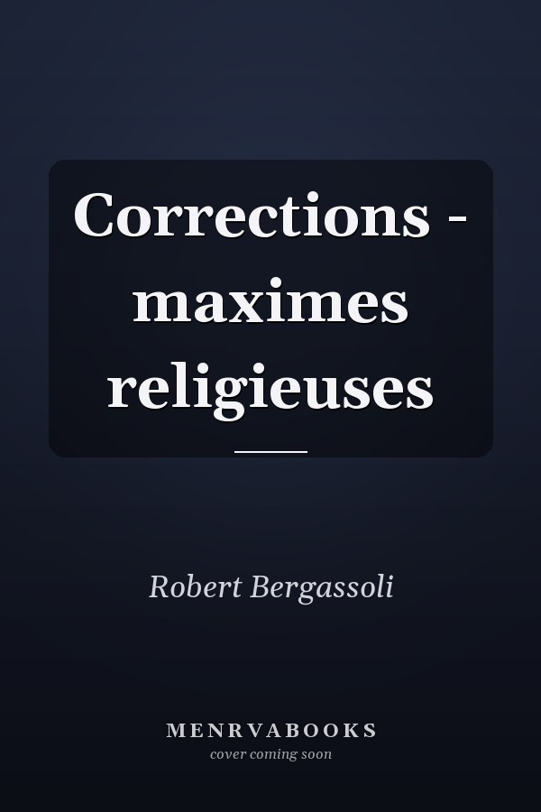 Corrections - maximes religieuses