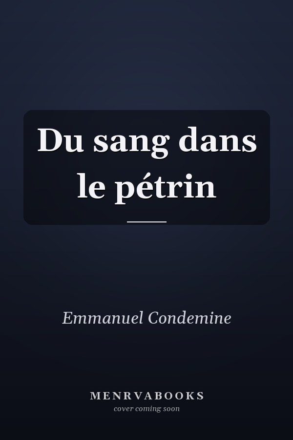 Du sang dans le pétrin