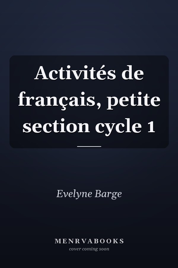 Activités de français, petite section cycle 1
